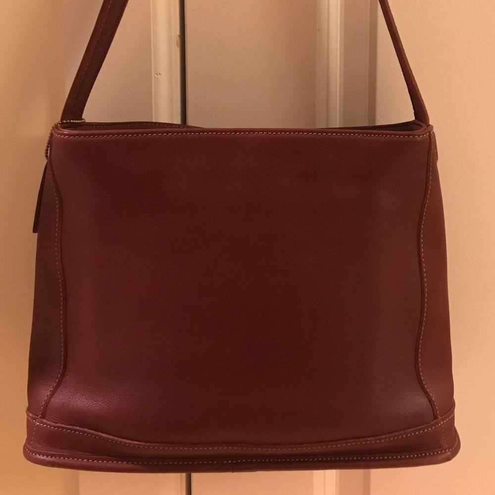 Vintage Coach 9310 Bleeker Brown Leather Purse